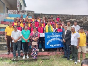 तेक्वान्दो प्रतियोगिताको उद्घाटन